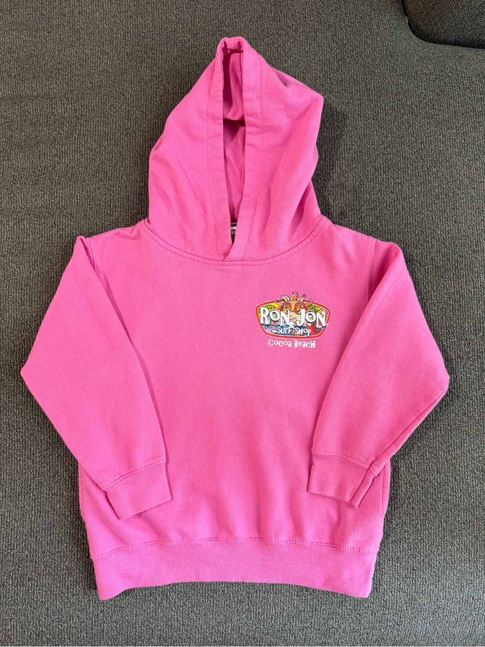Ron Jon Kids Bright Pink Hooded Sweatshirt